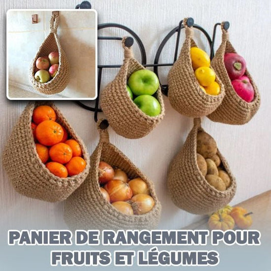 Le Panier de Rangement à Légumes et Fruits en Osier Naturel - Sacan Distribution 2024